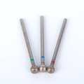 Wholesale high quality bits metal shank manicure machine accessories drill diamond bit rotary burr electric nail bits